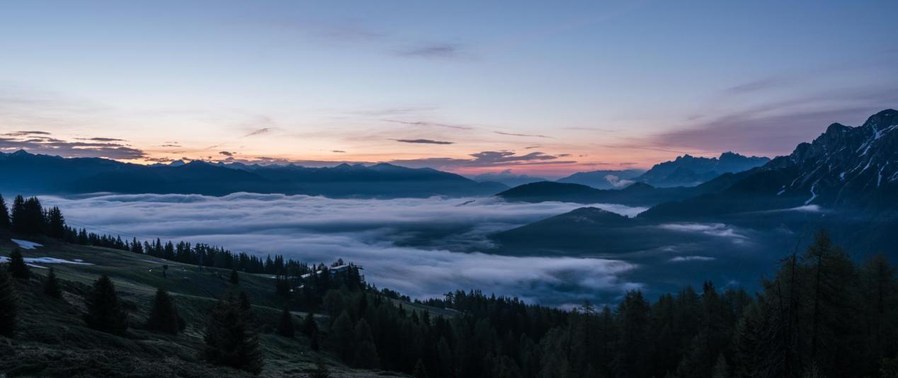 Kronplatz Sonnenaufgang