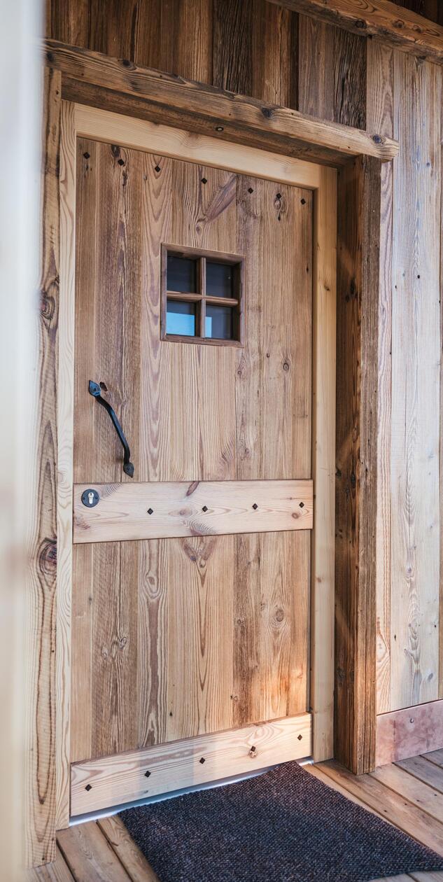 Eine Holz-Tür