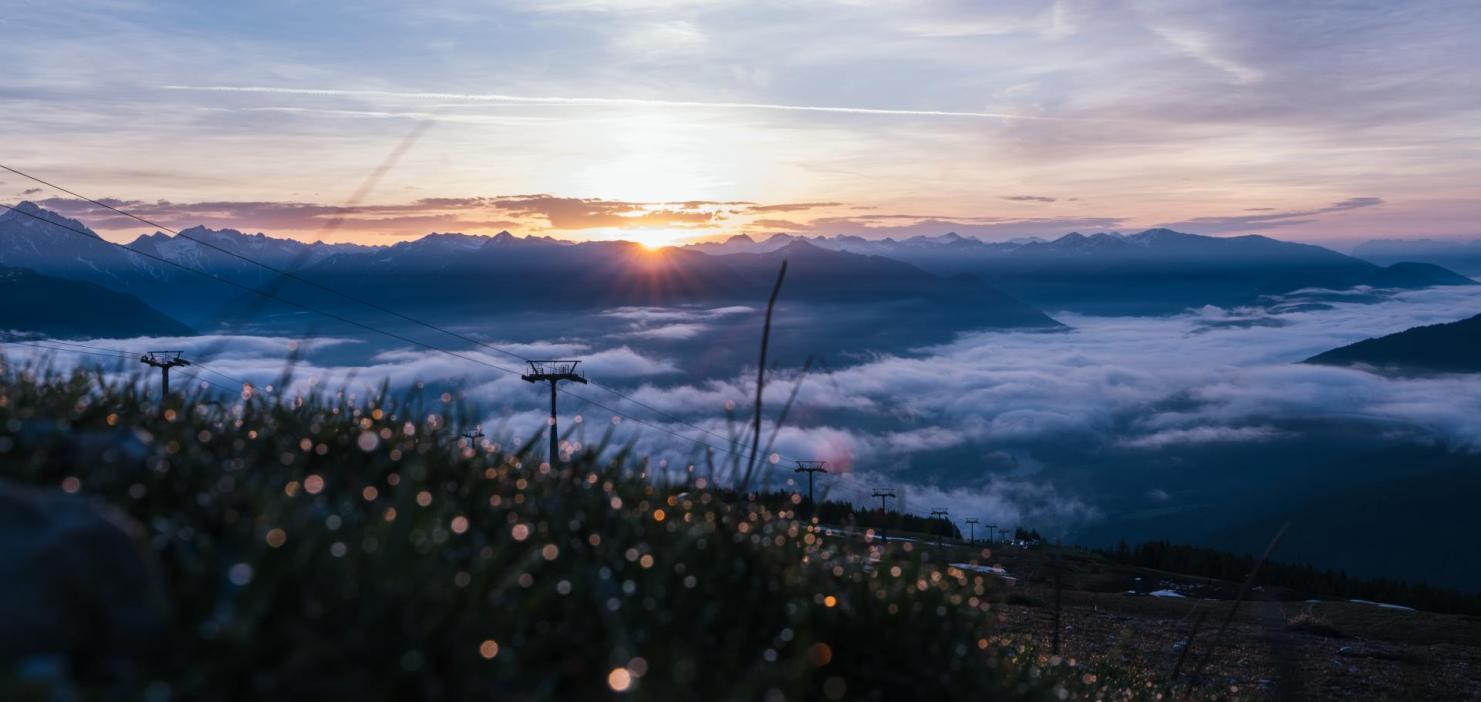 Sonnenaufgang im Pustertal